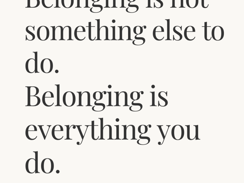 The Language of&nbsp;Belonging